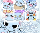 動く‼スタンプ【3種セット】制作します Twitch・YouTubeスタンプに！SDイラストも！ イメージ2