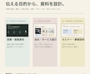 伝わる営業・提案資料を構成から作成します 原稿やメモを整理し、図解・デザインまで一貫対応 イメージ2