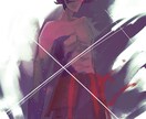 鮮やかでスタイリッシュなイラスト描きます 綺麗だけどクールでおしゃれを演出します イメージ7