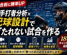 野球　相手打者分析配球で打たれない試合を作ります 勝率UP！動画分析から打たれない攻め方を試合前に設計します イメージ1