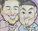 似顔絵師がほんわか手描き似顔絵描きます 笑顔になるような似顔絵をお届けします イメージ3