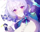 プロ品質の美麗なイラスト制作します オリジナルから二次創作まで柔軟に対応可能です！ イメージ2