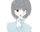 低価格で簡易的なキャラクターイラストを描きます ラフな仕上がりです☺︎即日納品◎TRPGのキャラデザなどに！ イメージ3