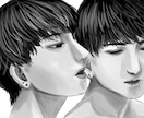 腐女子・BL向けのイラスト描きます 【短納期/女性限定/5月末まで】BL好きさん必見！ イメージ5