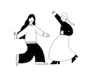 シンプルな線画イラストお描きします ユニークなイラスト。挿絵やアイコンなどにいかがでしょうか。 イメージ1