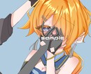 暗い雰囲気から明るい雰囲気の可愛いアイコン描きます 無料修正何度も○！ラフ提出も何度でも！納得のいく作品にします イメージ3