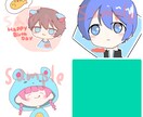 アイコン、イラスト描きます SNS等のアイコンイラスト！！！ イメージ2