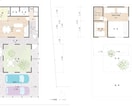 住宅、マンションもOK！間取り図のトレースをします プレゼンや販促資料などに！ 色つきの見やすい図をつくります！ イメージ2