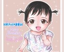 可愛いデフォルメイラスト描きます SNSで使えるアイコンを作成します☆ イメージ1