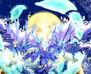 かっこいいドラゴンの一枚絵を作成します 他にないイラストを比較的安価で イメージ2