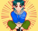 パキッとしたアニメ塗りのサムネイラスト描きます 創作キャラを描きたいけど自分ではちょっと…と思ったら！ イメージ1