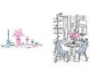 商用OK！おしゃれで繊細な線画イラスト制作します SNS・広告・雑誌向けも対応！ イメージ6