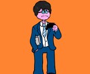 ポップなキャラクターのアイコンを制作します あなたの趣味をイラストで表現しましょう！ イメージ5