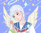 リアルなテイストの女の子イラスト描きます パッと目を引くイラストが欲しい方へ イメージ1