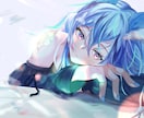 個性のある目イラスト描きます SNS用・一枚絵・サムネイル・グッズ用など幅広く承ります イメージ7