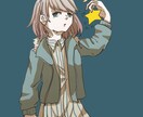 イラスト一枚絵作成します 雰囲気のあるものからアニメ塗りまで イメージ7