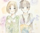 透明水彩であたたかなアイコン描きます /優しいふんわりしたイラスト制作します イメージ4