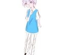 個人の自己流イラストを提供します 透け感のある絵やデフォルメしたキャラ絵が得意です。 イメージ3