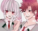 夢絵やカップルのイラストSNSアイコン受付ます YouTubeサムネイルや歌ってみたのイラストなども可能 イメージ3