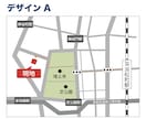 ちゃんとたどり着ける！シンプルな地図つくります 見やすい地図｜何度も修正OK！手描き地図不要！ イメージ2