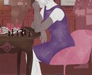 お洒落・大人っぽい　イラスト描きますます 感度のあるイラストをお求めの方へ。挿絵などにもおすすめです。 イメージ4