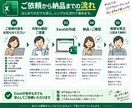 Excelの管理表・チェックリストを作ります 手書き・メモ・今ある表から使えるExcelに整理します イメージ5