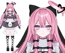 Vtuberキャラデザ～モデリング全て制作します キャラデザ・イラストのみ、配信画面、三面図等のご依頼も可能。 イメージ5