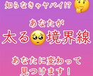あなたの太る境界線を見つけます この境界線を知るまでは、ダイエットは始めないでください！ イメージ1