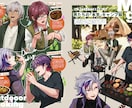 腰上イラストをお描きします アイコン、サムネ、立ち絵などお気軽にご相談くださいませ！ イメージ6