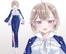 商用利用込みデフォルメ3000円から。依頼できます ファンタジーな衣装＆アニメ塗り＆フリルが得意です イメージ3