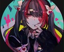 SNSアイコン、ヘッダーイラストお描きします ポップなものから病みかわまで！あなたの好きにお応えします！ イメージ1