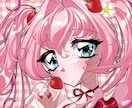 レトロなテイストのイラスト、立ち絵描きます 90年代風のタッチで1枚絵や立ち絵を制作させて頂きます！ イメージ1