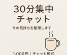 30分集中チャットで気持ちを整理します 今の気持ちを言葉にできない夜に イメージ1