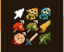 小さなドット絵アイコン描きます 記録時間1200時間以上の描き手が作る16x16pixel イメージ1