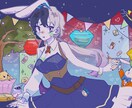 キラキラ可愛いイラスト承ります ゔぃワールドをお届けします！(最速3日内納品) イメージ4