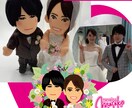 似顔絵人形ブライダル（衣装規定）制作します ～特別な日を形にする、オリジナル似顔絵ウェディングドール～ イメージ3