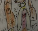 子供が書いた、☆夢カワイラスト☆、提供します お絵かき好きな５歳。 カワイイをテーマに楽しんで書いています イメージ1
