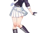 アニメ塗の立ち絵イラストを制作します まるでアニメ公式のイラストのような仕上がり イメージ4