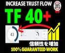 信頼性を増加！最大TF40+確実増加します サイトに信頼度を示し信頼＆引用フローが増加します。 イメージ1