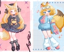 商用OK！かわいい立ち絵や一枚絵制作します 一枚絵、立ち絵、SNSアイコン、歌ってみた等対応可能！ イメージ4
