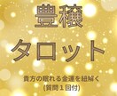 豊穣タロット◇貴方の眠れる金運を目覚めさせます 運命を紐解く◆状況に応じた多角金運人生鑑定 イメージ1