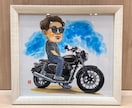 お気に入りのバイクと似顔絵描きます 貴方のお気に入りのバイクとあなたの似顔絵を描きます! イメージ6