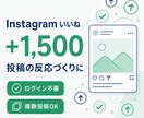 インスタいいね＋1,500増やします ⭐️インスタ インスタグラム いいね⭐️ イメージ1