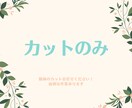 最短2日納品！カットのみ作成致します YouTube等の大変な作業お任せください！ イメージ1