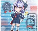 量産ちびキャラ【マリンパンツスタイル】を描きます Vtuber / Vライバーさんに大人気の量産シリーズです！ イメージ3
