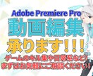 PrでYouTube、SNS動画の編集承ります ゲームや日常系動画のカット・テロップ・効果音等々を代行します イメージ1