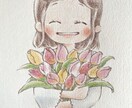 イラストや似顔絵お描きします ほんわか癒し系の手描きイラスト作成 イメージ2