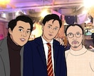 モニター価格◎思い出の写真をイラストにします プレゼントやSNSにいかがでしょうか イメージ4
