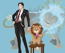 あなただけのキャラクターの一枚画を作成します いただく写真から、人物や物をキャラクターにして仕上げます！ イメージ5