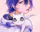 サムネイルや歌みたアイコンなど、様々な分野描きます 目を引くダークな雰囲気のイラスト描きます。 イメージ7